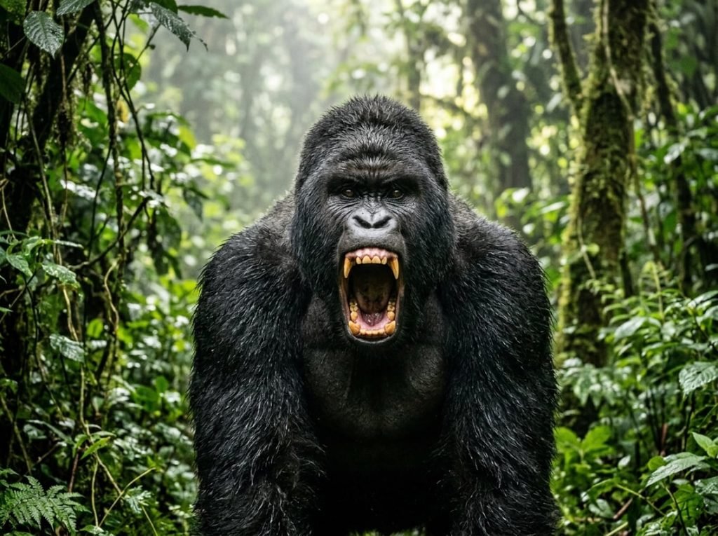 gorilla attack